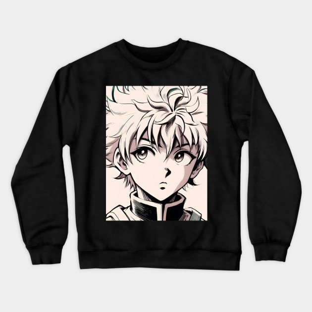 Anime Wonderland: Whimsical Art Prints Featuring Manga-Inspired Designs for Otaku Bliss! Crewneck Sweatshirt by insaneLEDP